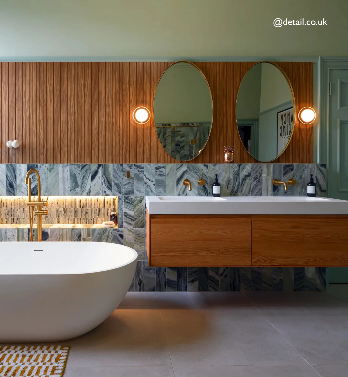 Seaspray Green Marble Tile 10x30 - Image 8