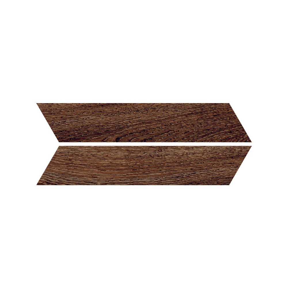 Southwold Chevron Walnut Wood Effect Tile